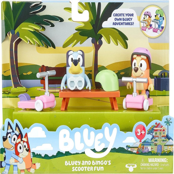Bluey and Bingo - Scooter Time